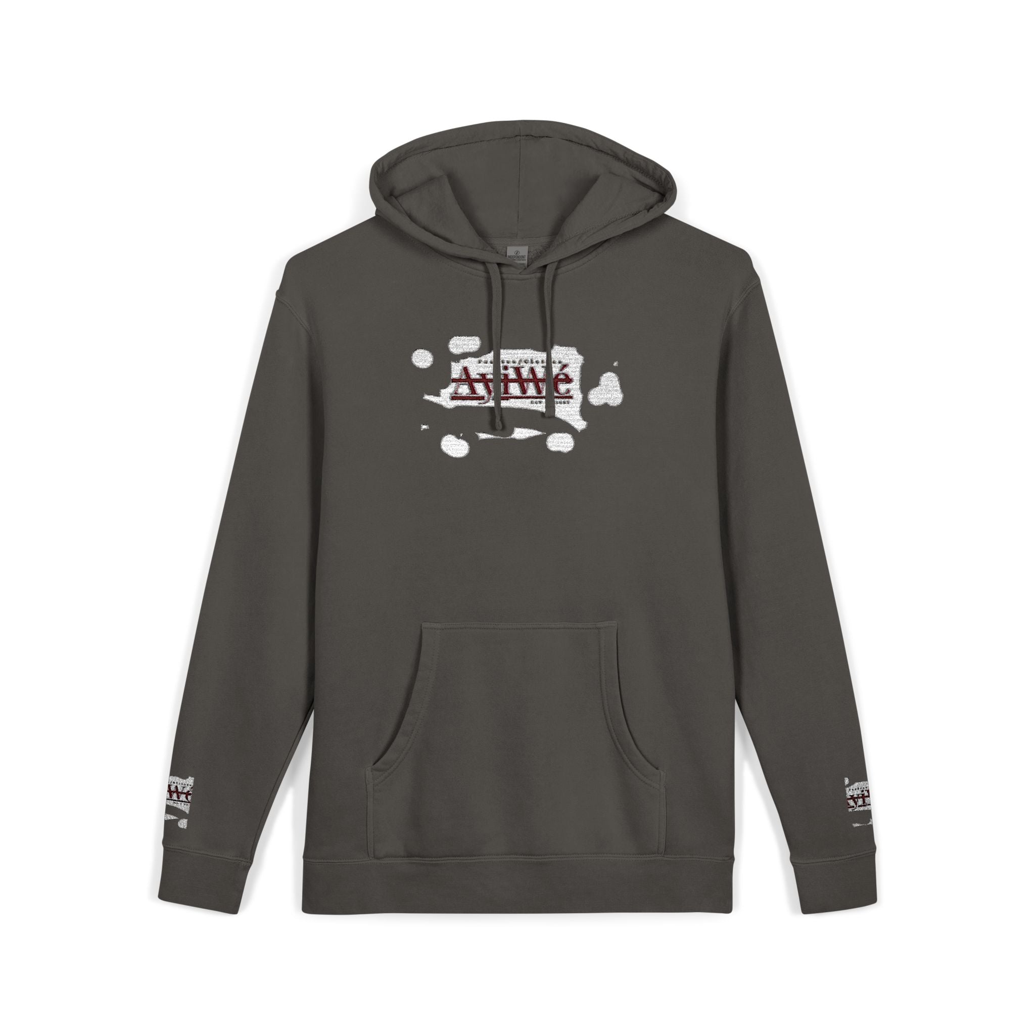 AyiWe A1 Unisex Pigment-Dyed Hoodie (Embroidery)