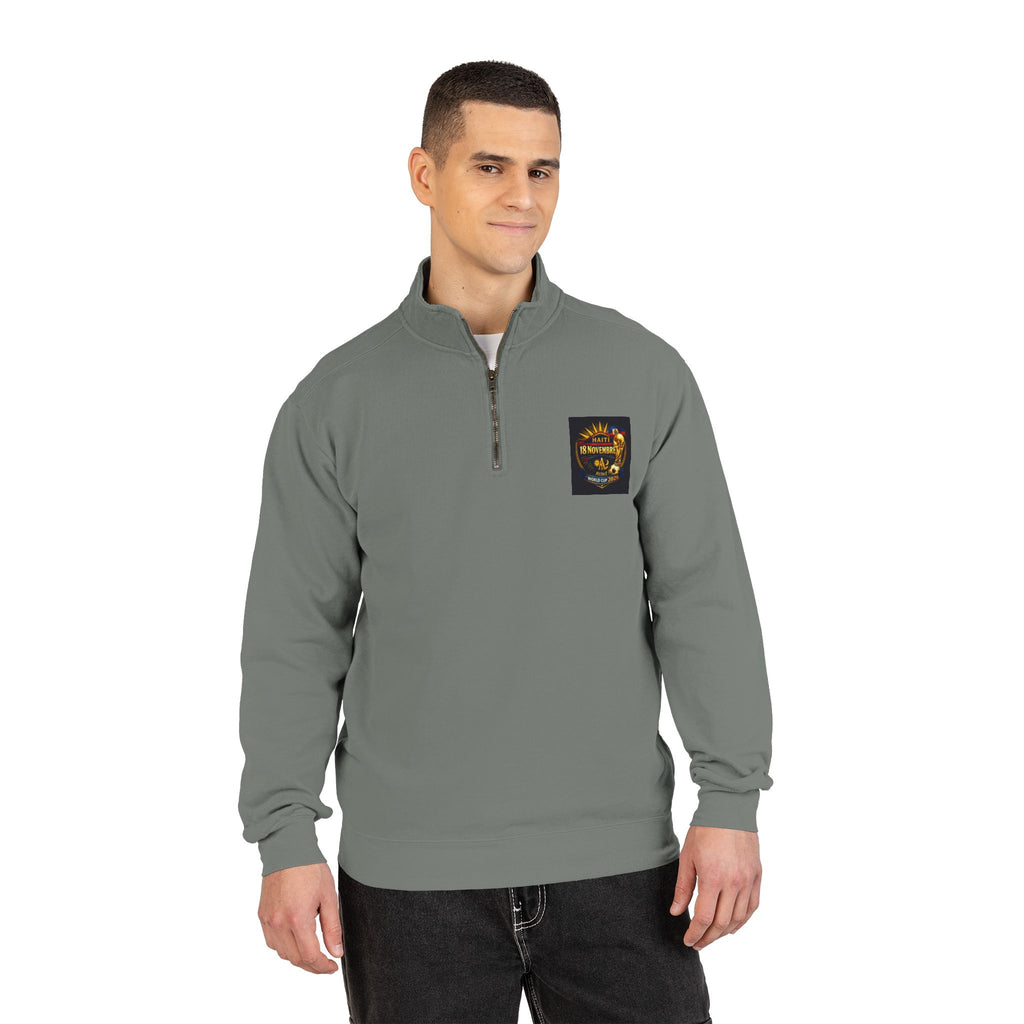 Ht - 18N. 2026 WC Unisex Adult Quarter - Zip Sweatshirt by AyiWe F&S - AyiWé Fashion & Style