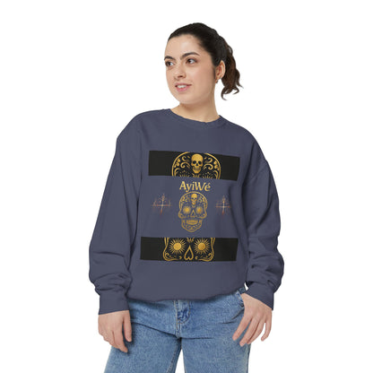 4K-Ayi Unisex Garment-Dyed Sweatshirt. Powered by AyiWe FS