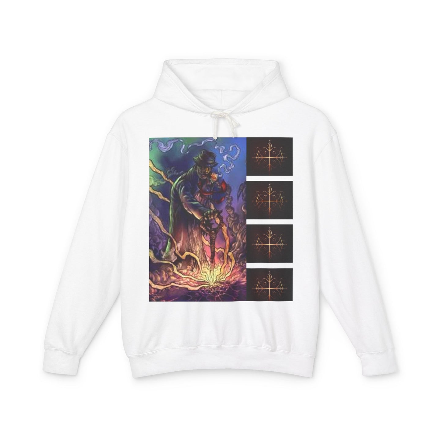 Ayi06 Unisex Lightweight Hooded Sweatshirt. Powered by AyiWe FS
