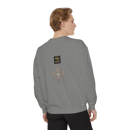 4K-Ayi Unisex Garment-Dyed Sweatshirt. Powered by AyiWe FS