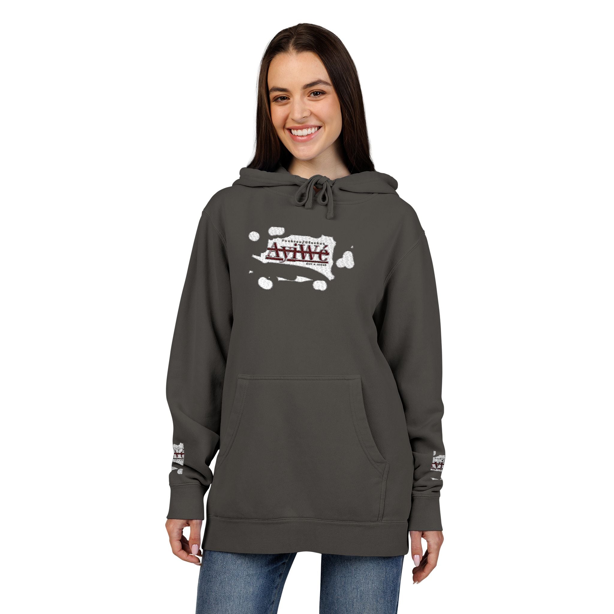 AyiWe A1 Unisex Pigment-Dyed Hoodie (Embroidery)
