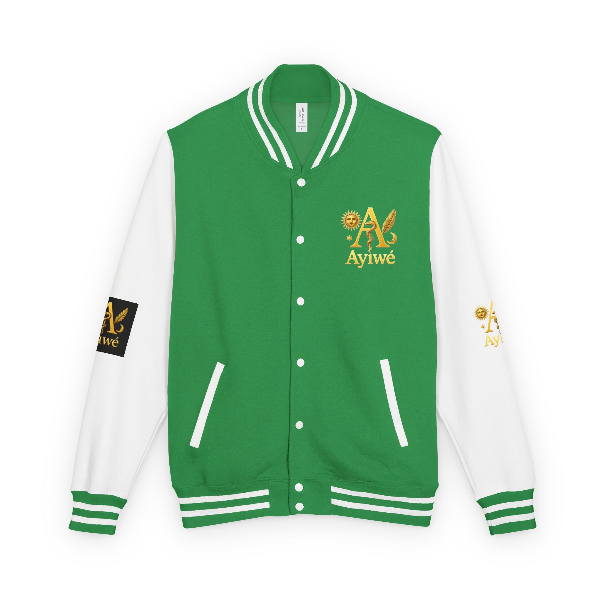 1-A High DegreAyiWé Unisex Heavyweight Letterman Jacket