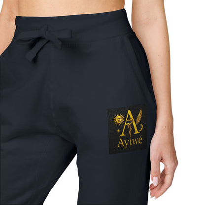 B - One AyiWé Unisex Fleece Sweatpants (Embroidery) - AyiWé Fashion & Style