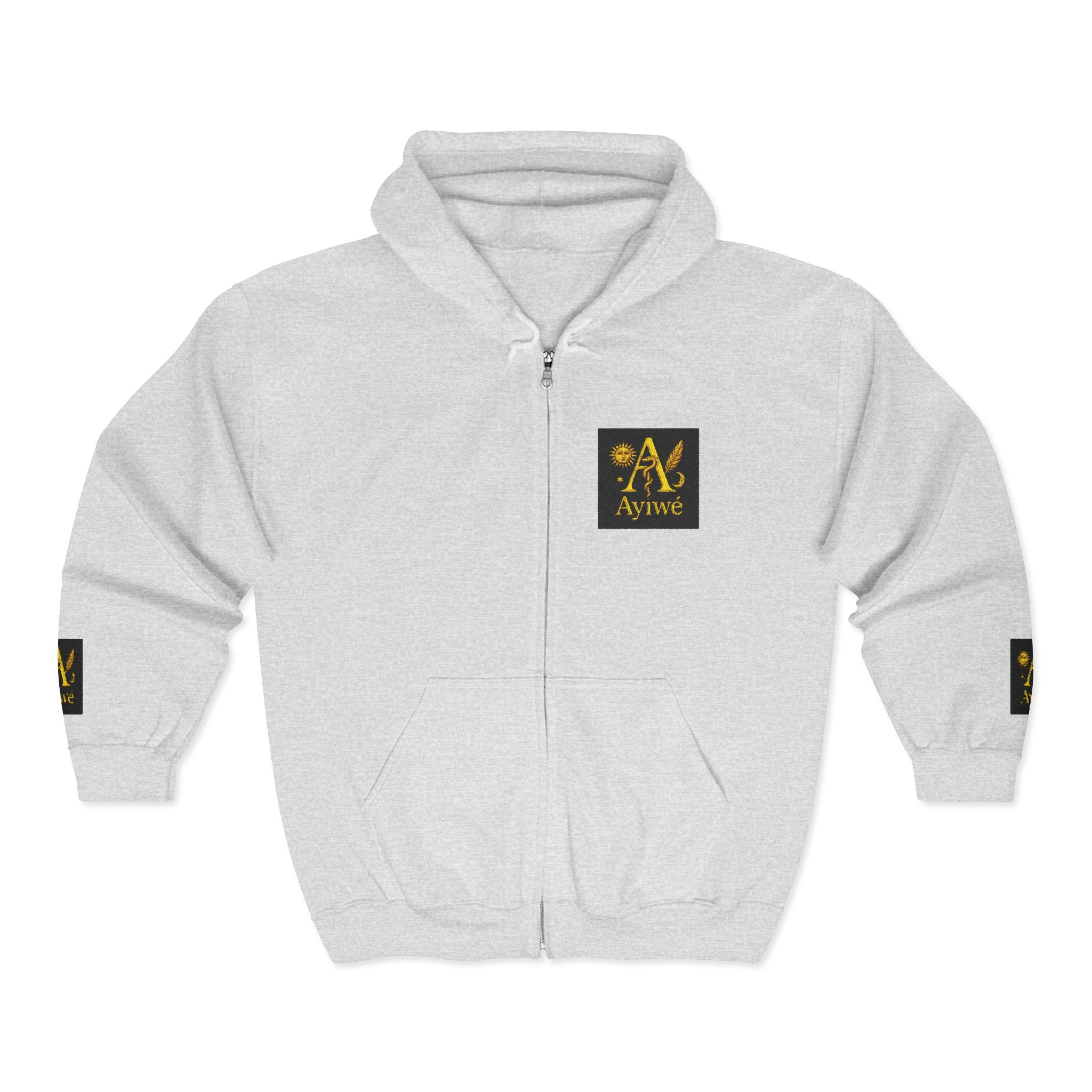 AyiWé-Pure1 Unisex Heavy Blend™ Full Zip Hooded Sweatshirt