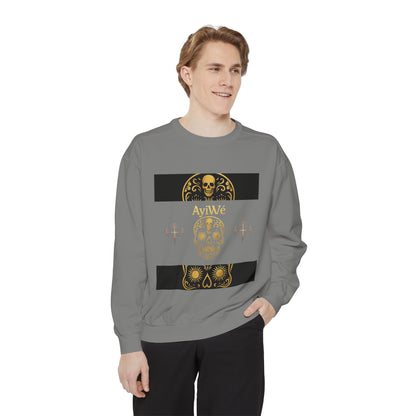4K-Ayi Unisex Garment-Dyed Sweatshirt. Powered by AyiWe FS