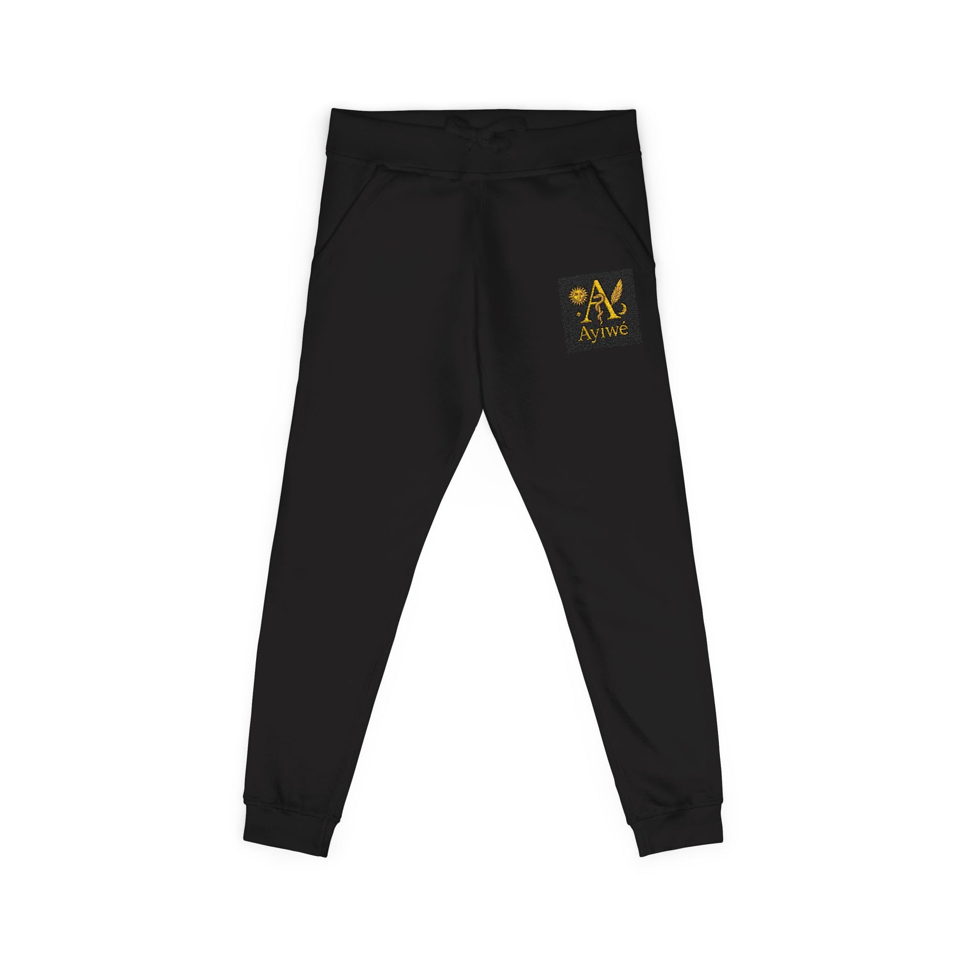 B - One AyiWé Unisex Fleece Sweatpants (Embroidery) - AyiWé Fashion & Style