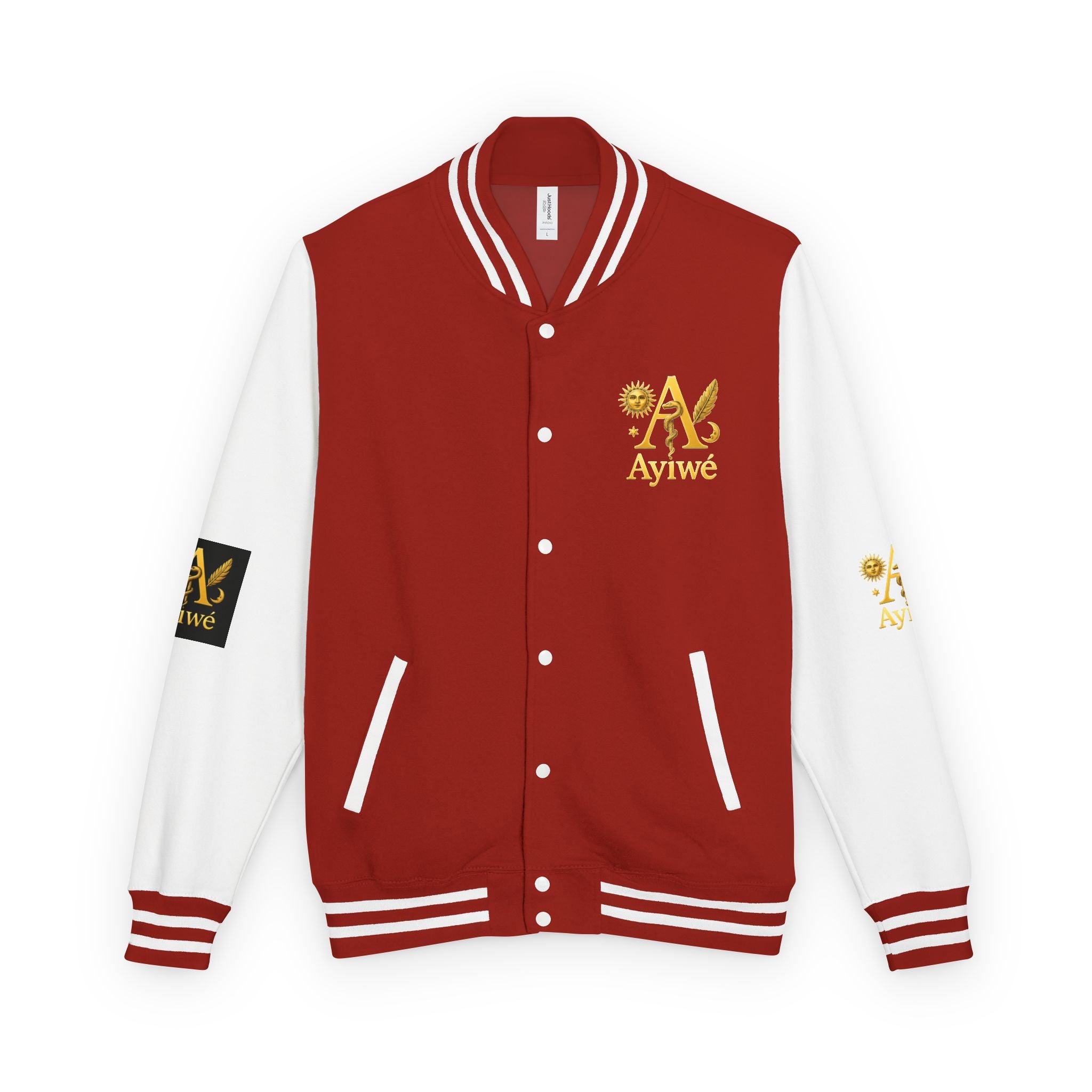 1-A High DegreAyiWé Unisex Heavyweight Letterman Jacket