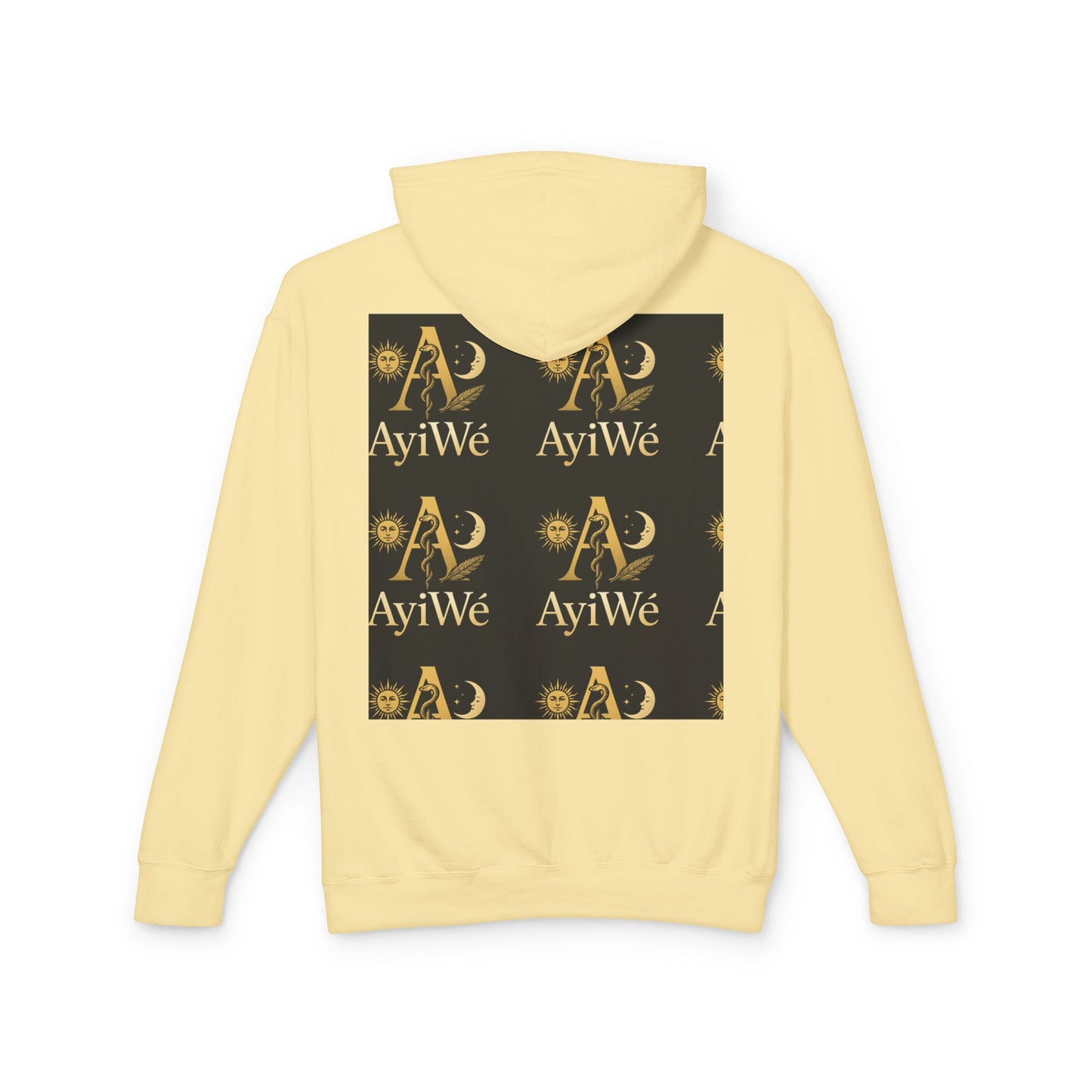Ayi06 Unisex Lightweight Hooded Sweatshirt. Powered by AyiWe FS