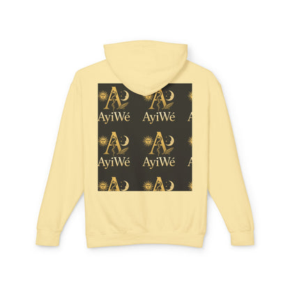 Ayi06 Unisex Lightweight Hooded Sweatshirt. Powered by AyiWe FS