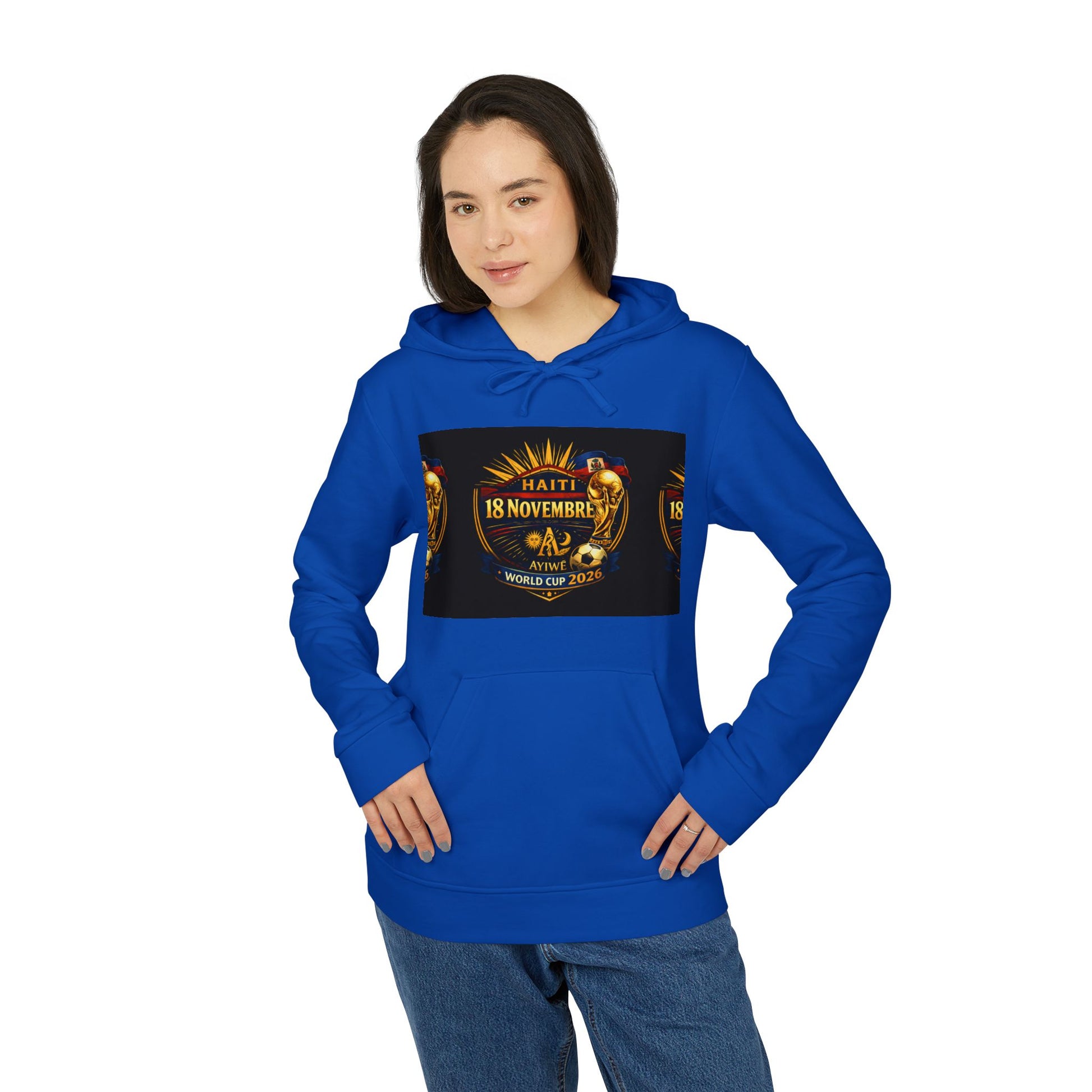 Haiti - 18Nov. adidasXAyiWe Unisex Fleece Hoodie by AyiWe F&S - AyiWé Fashion & Style