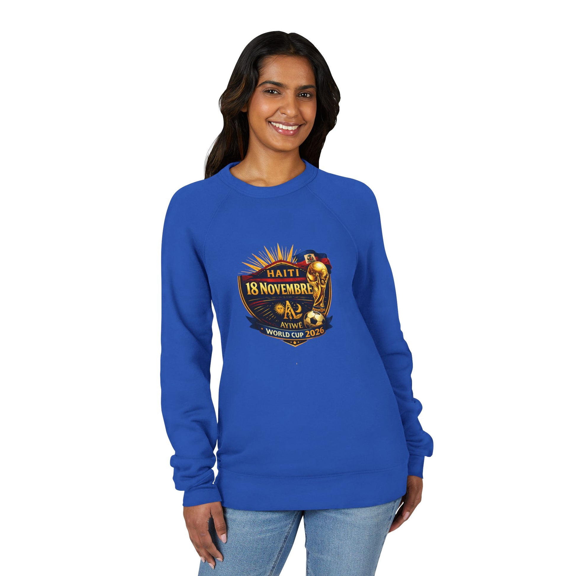 ht - Champion 2026 Unisex Sponge Fleece Raglan Sweatshirt by AyiWe F&S - AyiWé Fashion & Style
