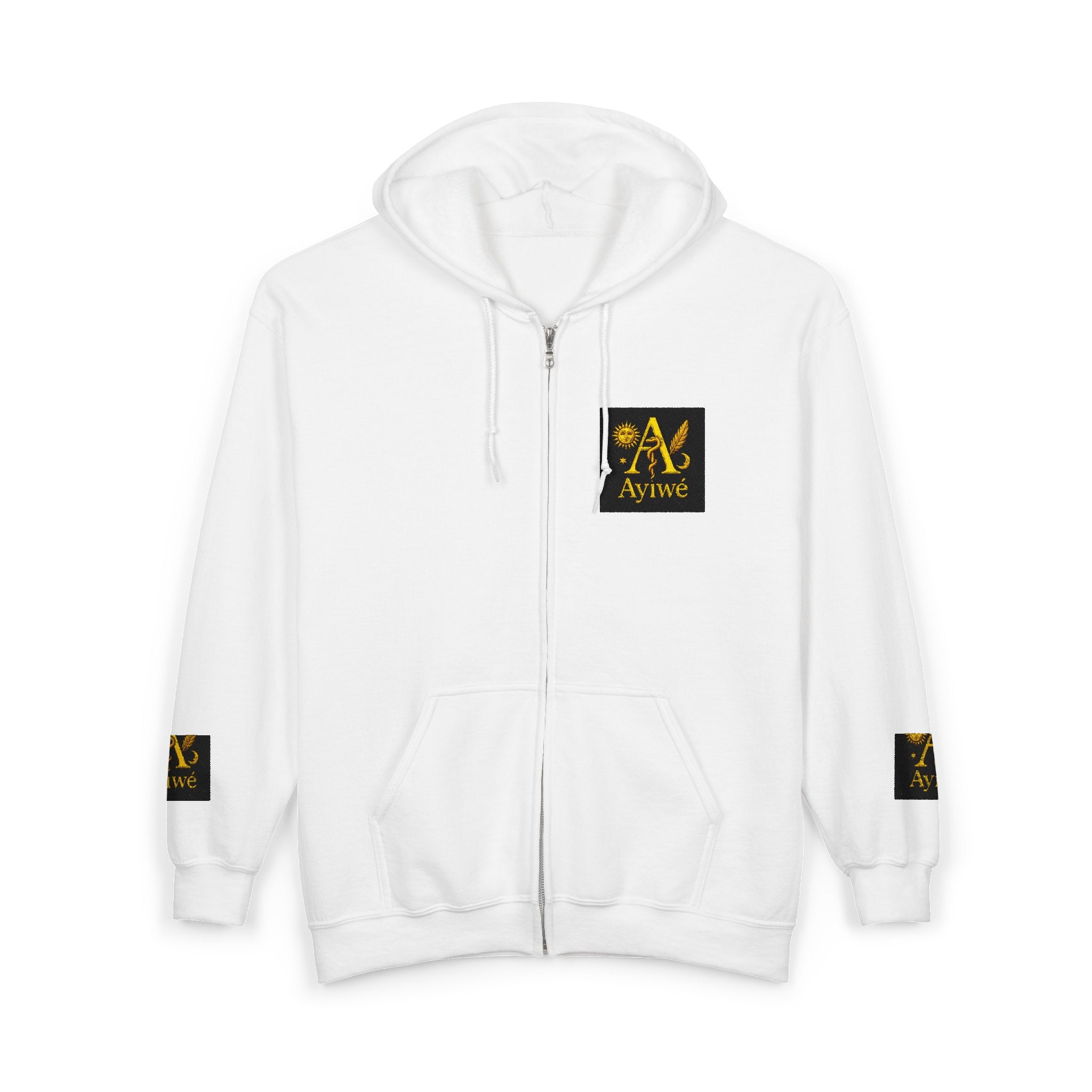 AyiWé-Pure1 Unisex Heavy Blend™ Full Zip Hooded Sweatshirt