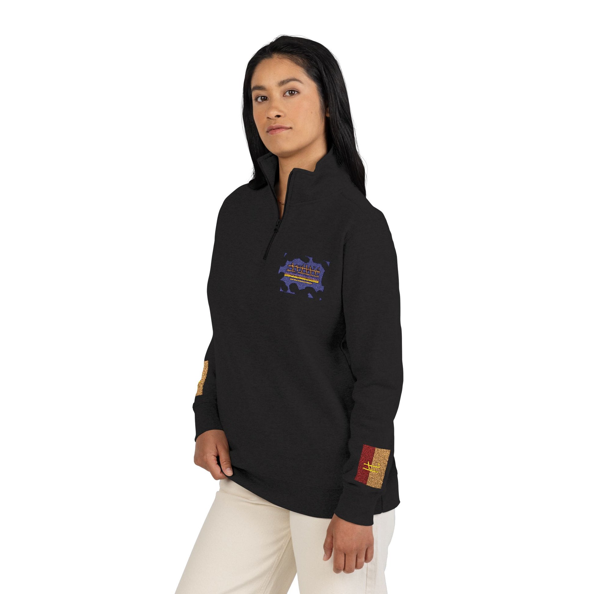 Unisex Fleece Pullover (Embroidery) - AyiWé Fashion & Style