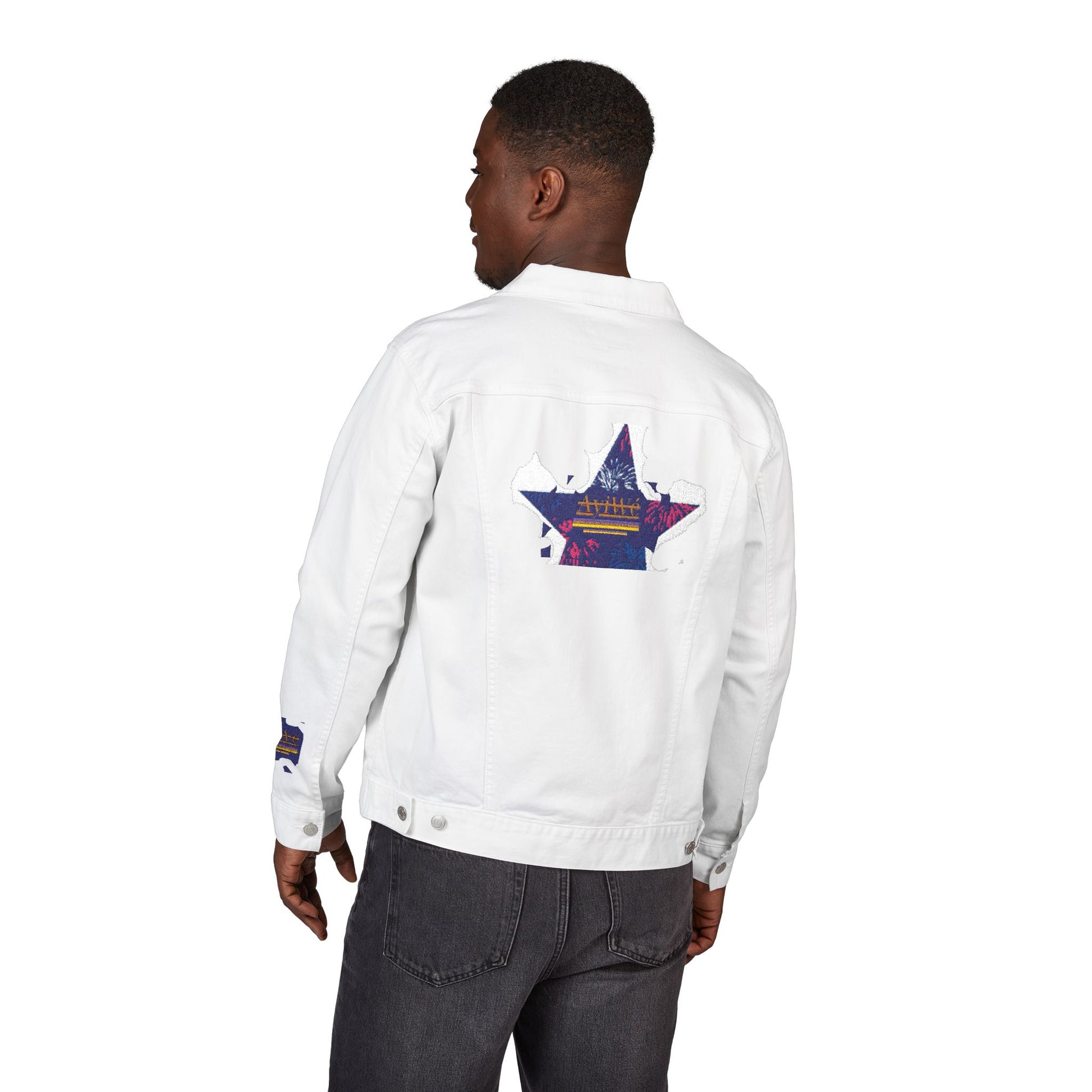 Fibonacci - AyiWeF Unisex Denim Jacket (Embroidery) - AyiWé Fashion & Style