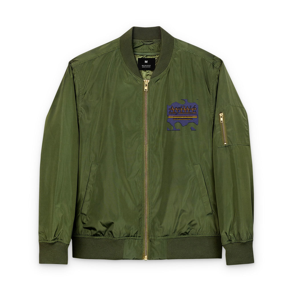 AyiWe-Soldier1 Recycled Bomber Jacket (Embroidery) Unisex