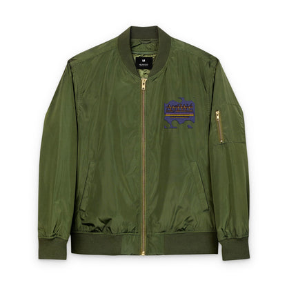 AyiWe - Soldier1 Recycled Bomber Jacket (Embroidery) Unisex - AyiWé Fashion & Style