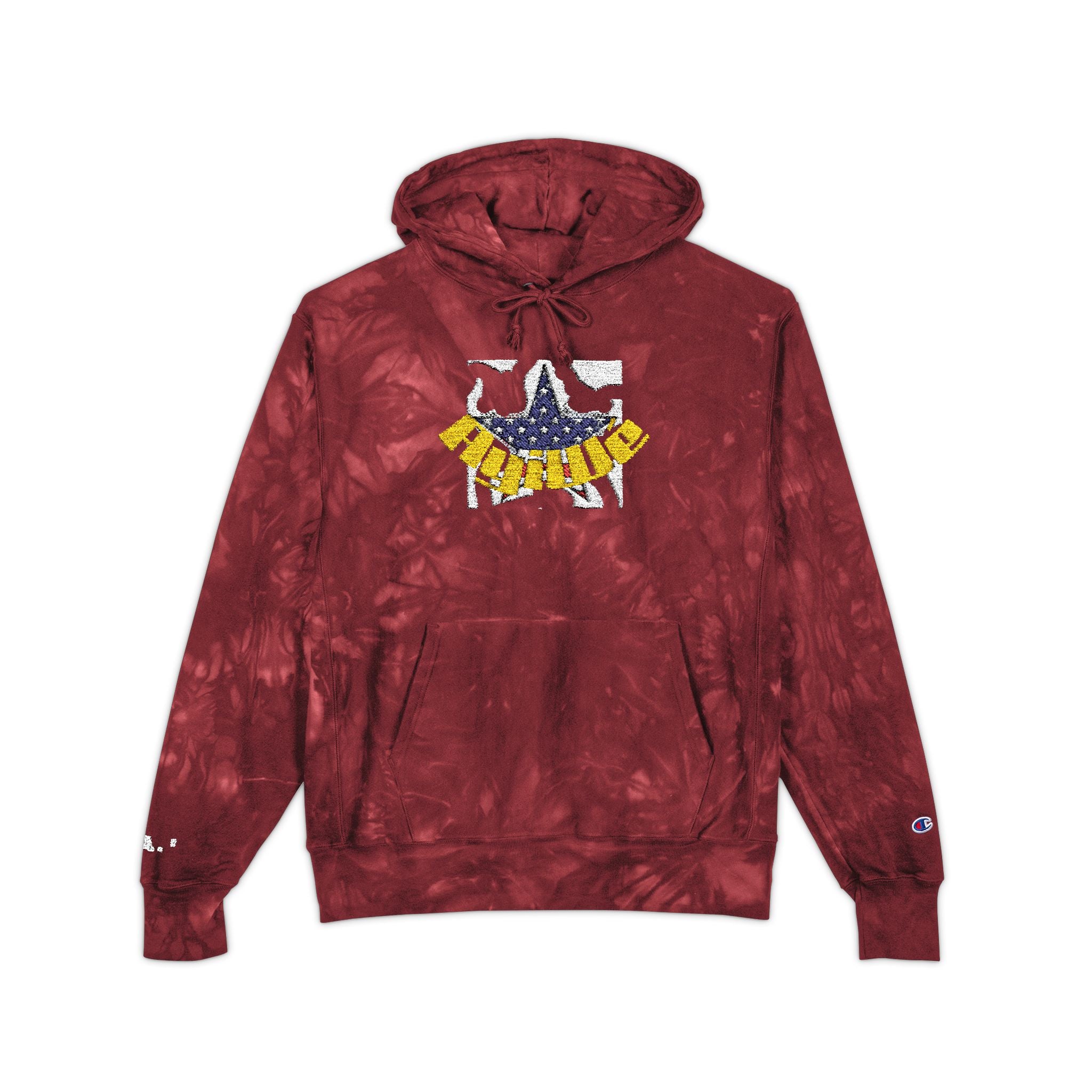 Unisex Champion Tie-Dye Hoodie (Embroidery)