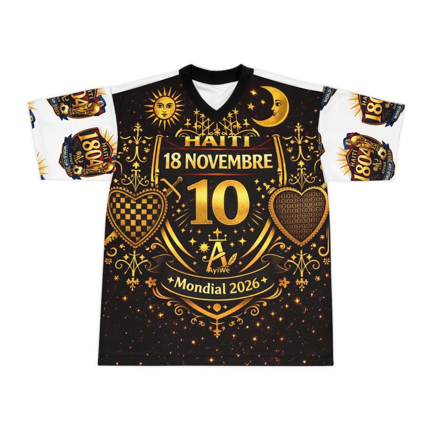 Ayiti18WC-Alaso1 Unisex Football Jersey (AOP)