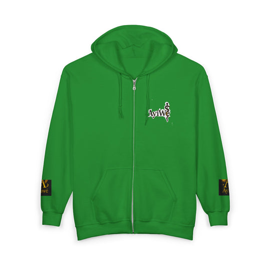A1Cool - AyiWé Unisex Heavy Blend™ Full Zip Hooded Sweatshirt - AyiWé Fashion & Style
