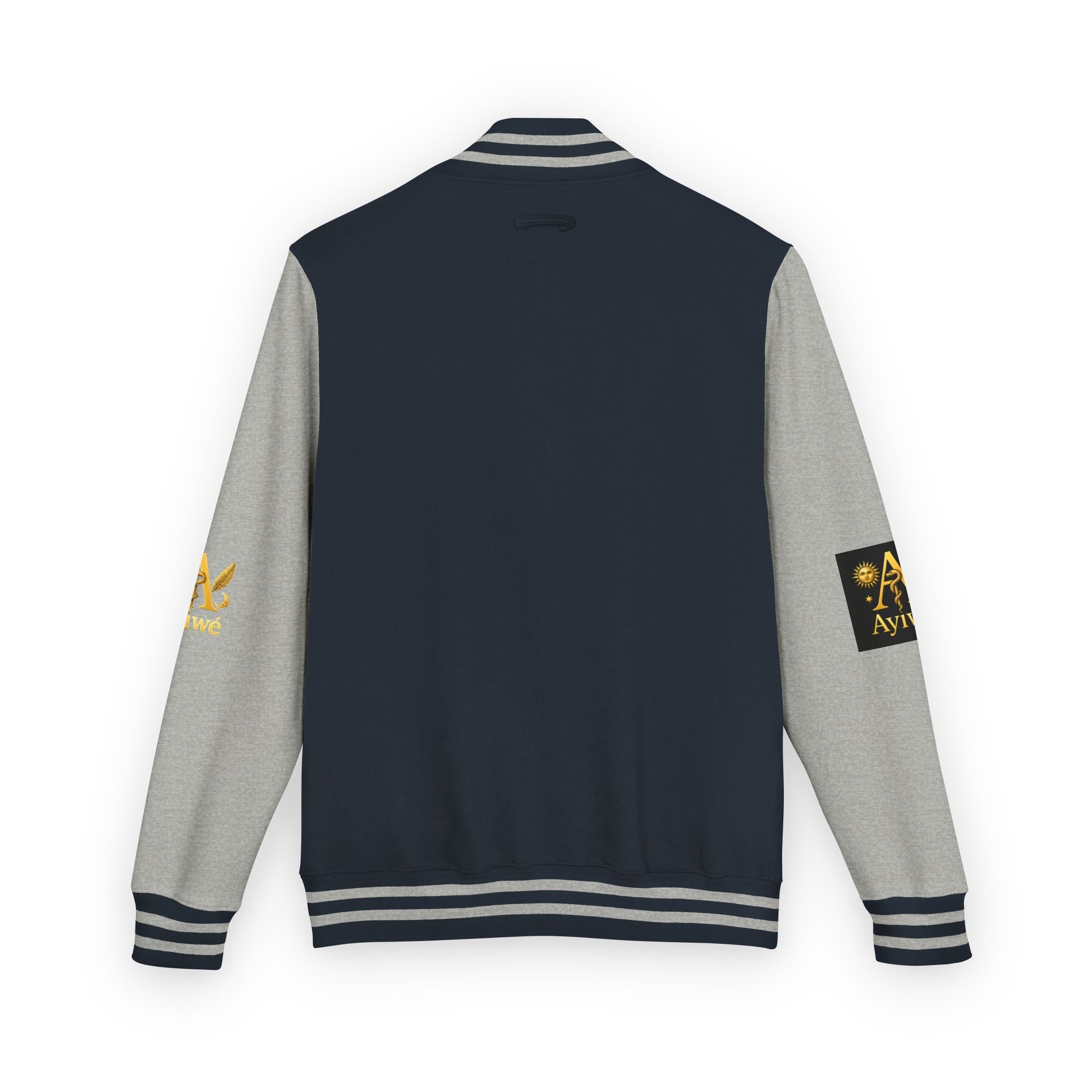 1-A High DegreAyiWé Unisex Heavyweight Letterman Jacket