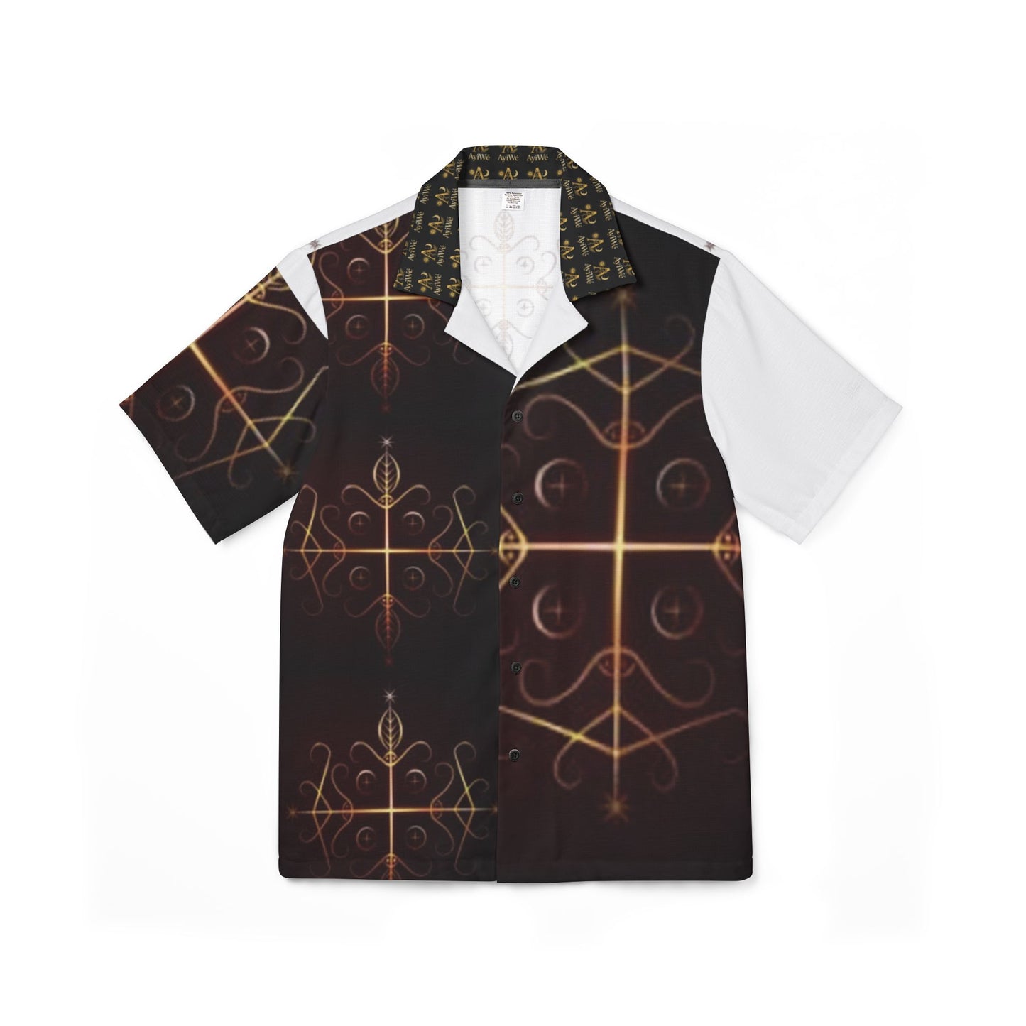 The04Kafou-Ayi Men's Hawaiian Camp Shirt (AOP). Powered by AyiWe FS