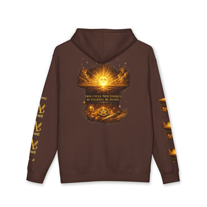 OneSun-Unisex Heavyweight Hooded Sweatshirt. Powered by AyiWe F&S