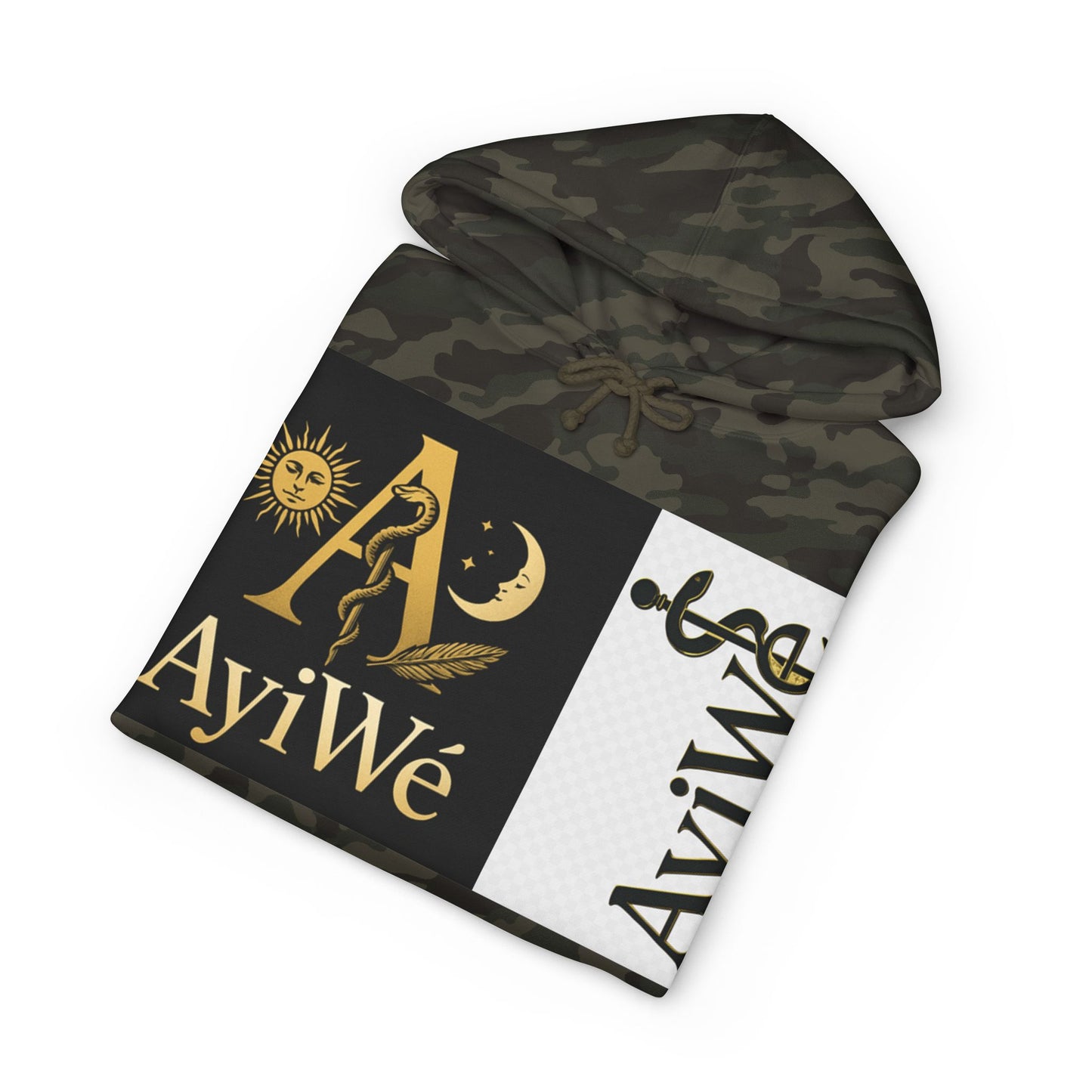 Daywood03-Ayi Unisex Heavyweight Hooded Sweatshirt. Powered by AyiWe F&S
