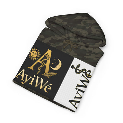 Daywood03-Ayi Unisex Heavyweight Hooded Sweatshirt. Powered by AyiWe F&S