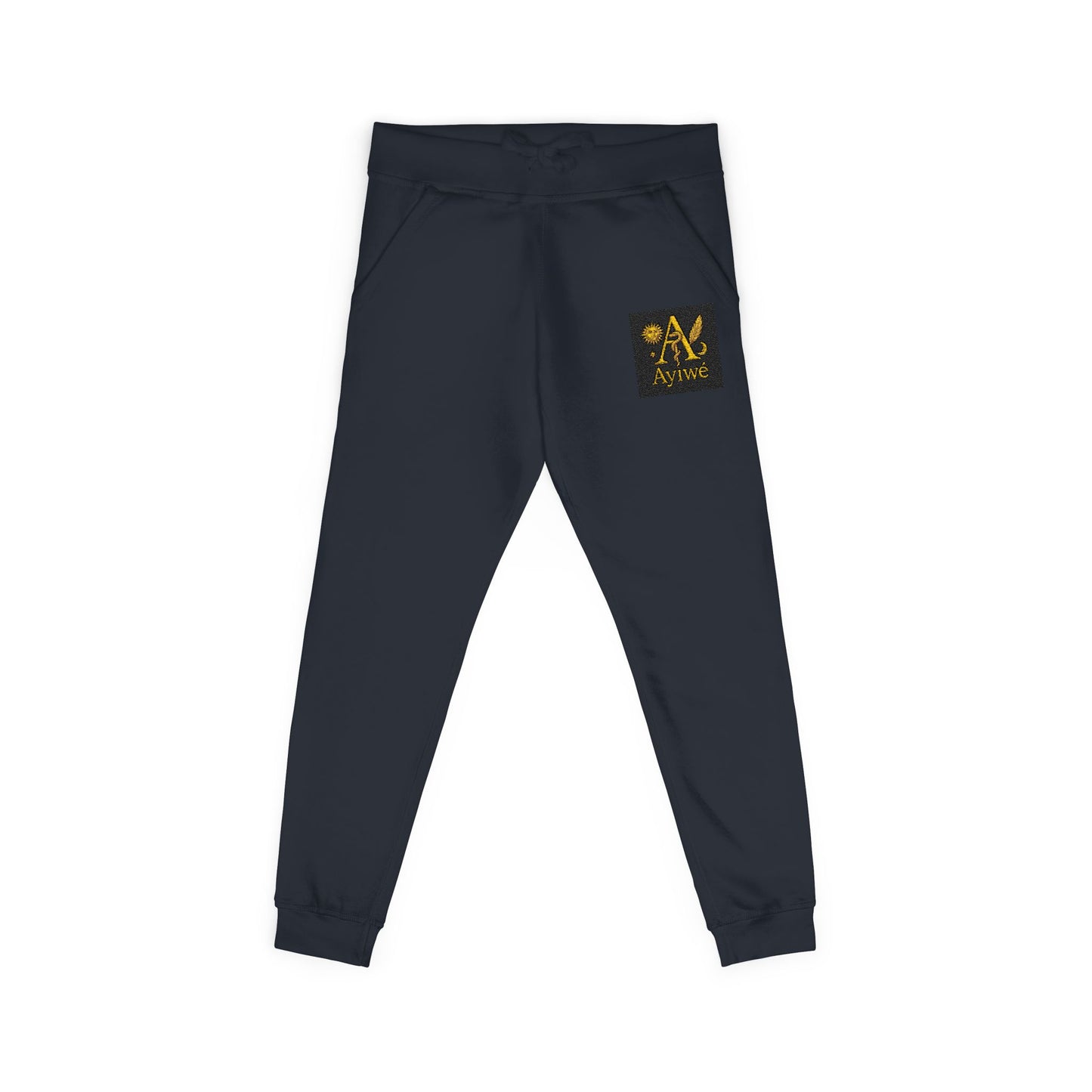 B - One AyiWé Unisex Fleece Sweatpants (Embroidery) - AyiWé Fashion & Style