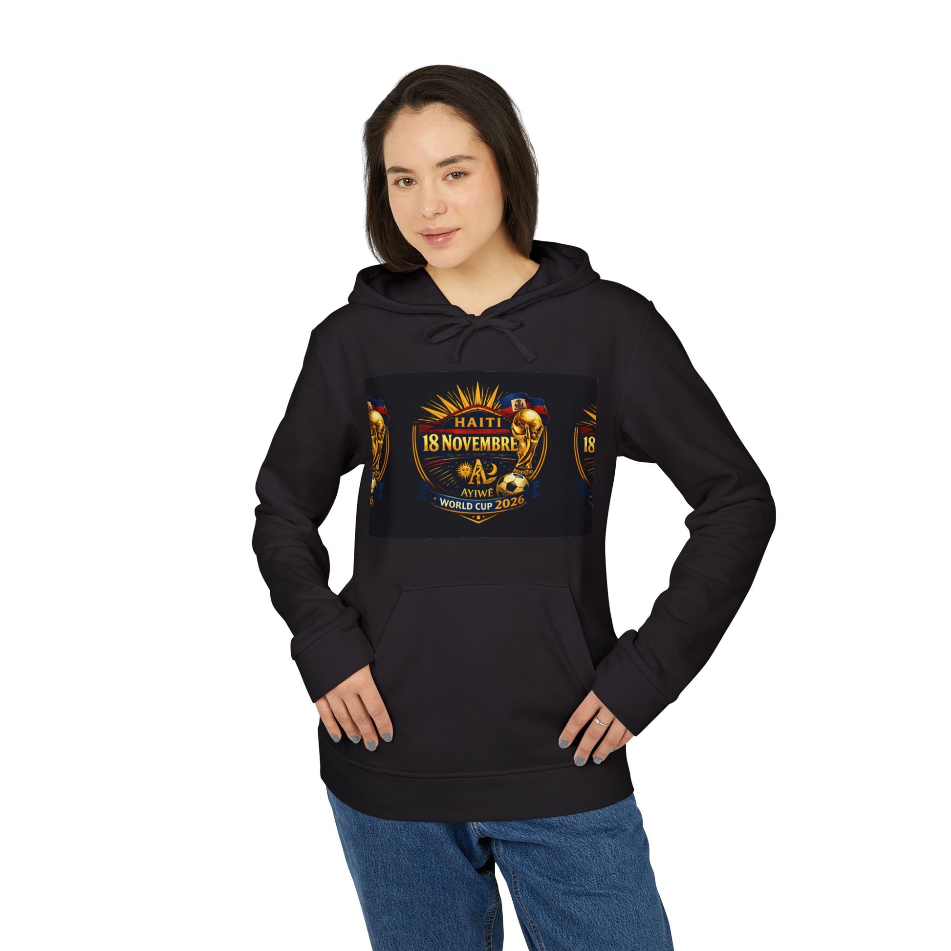 Haiti - 18Nov. adidasXAyiWe Unisex Fleece Hoodie by AyiWe F&S - AyiWé Fashion & Style