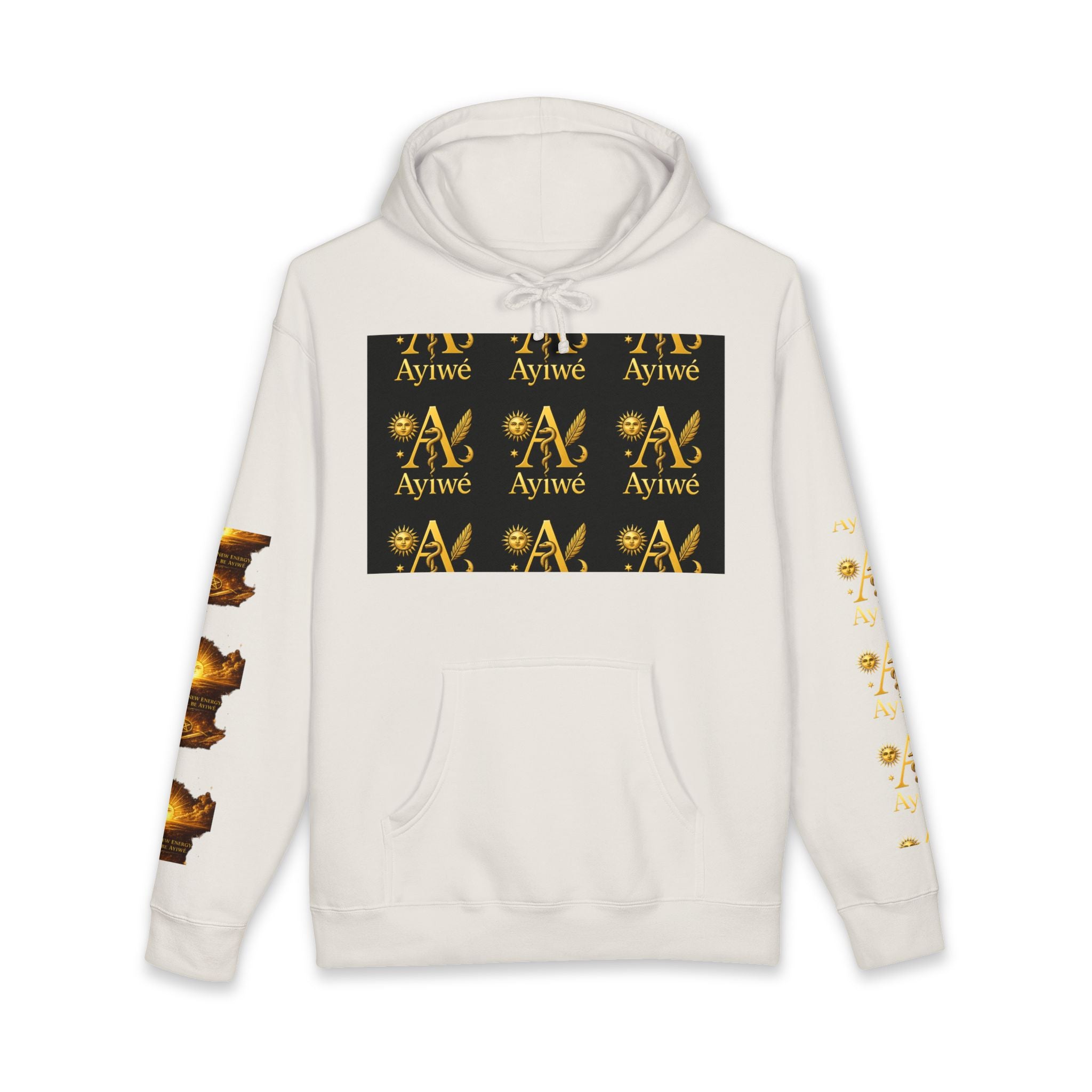 OneSun-Unisex Heavyweight Hooded Sweatshirt. Powered by AyiWe F&S