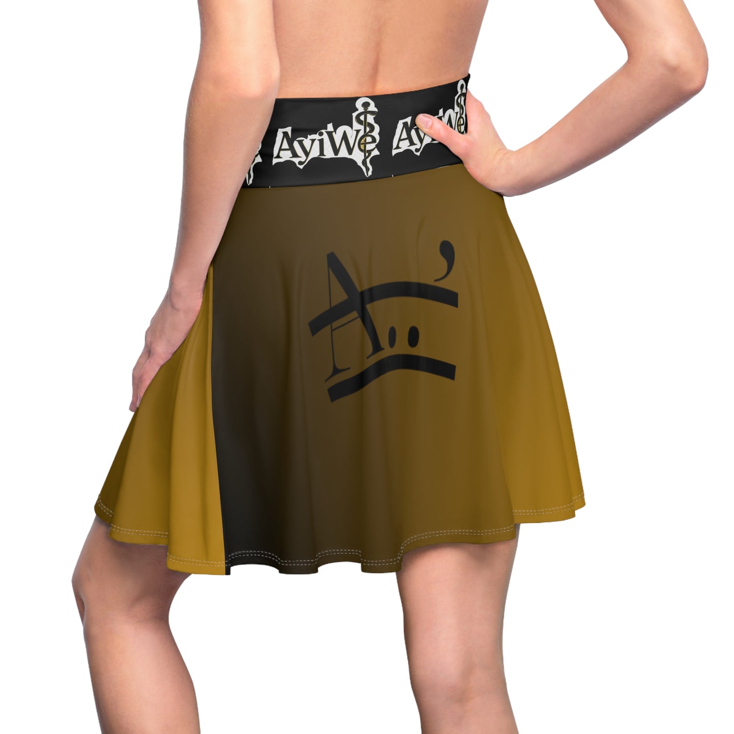 Extra - Latina AyiWé Women's Skater Skirt (AOP) - AyiWé Fashion & Style