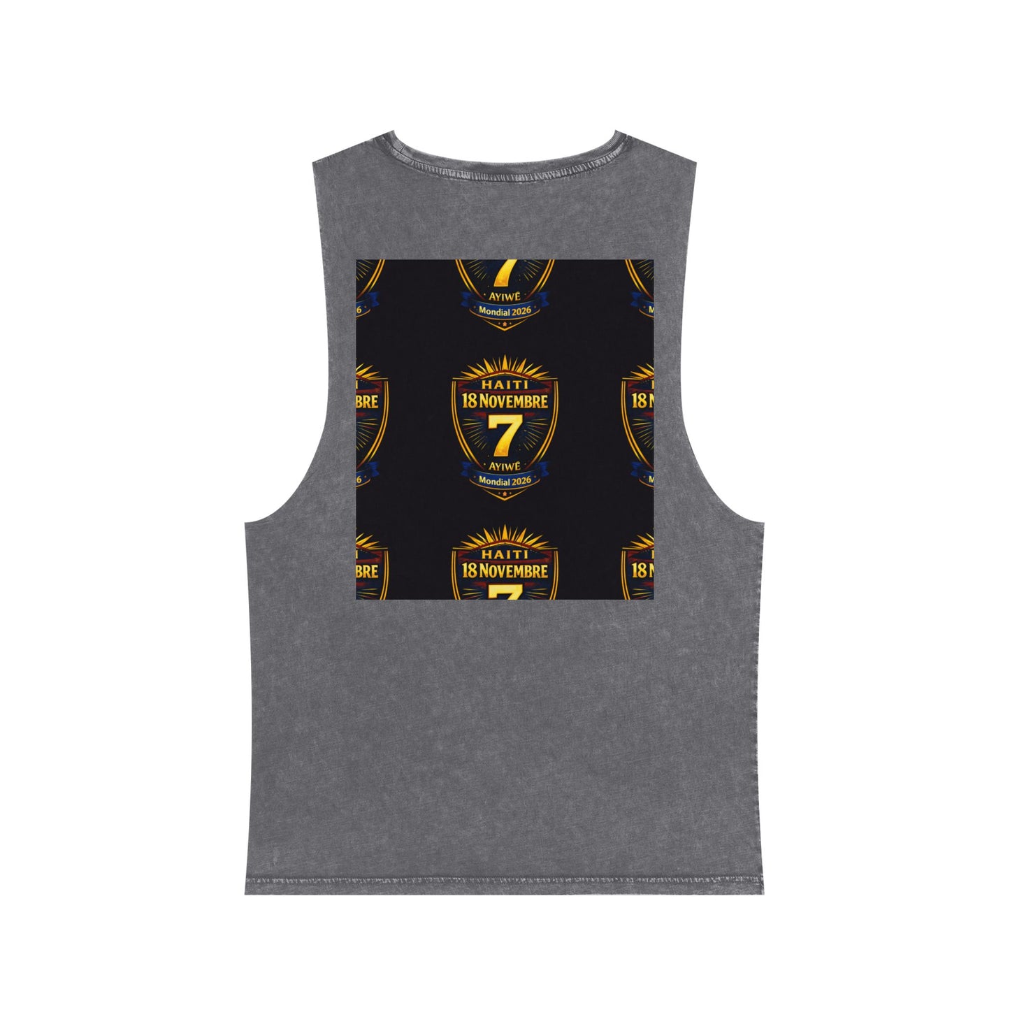 Ht - 07 world cup 2026 Unisex Stonewash Tank Top by AyiWe F&S - AyiWé Fashion & Style