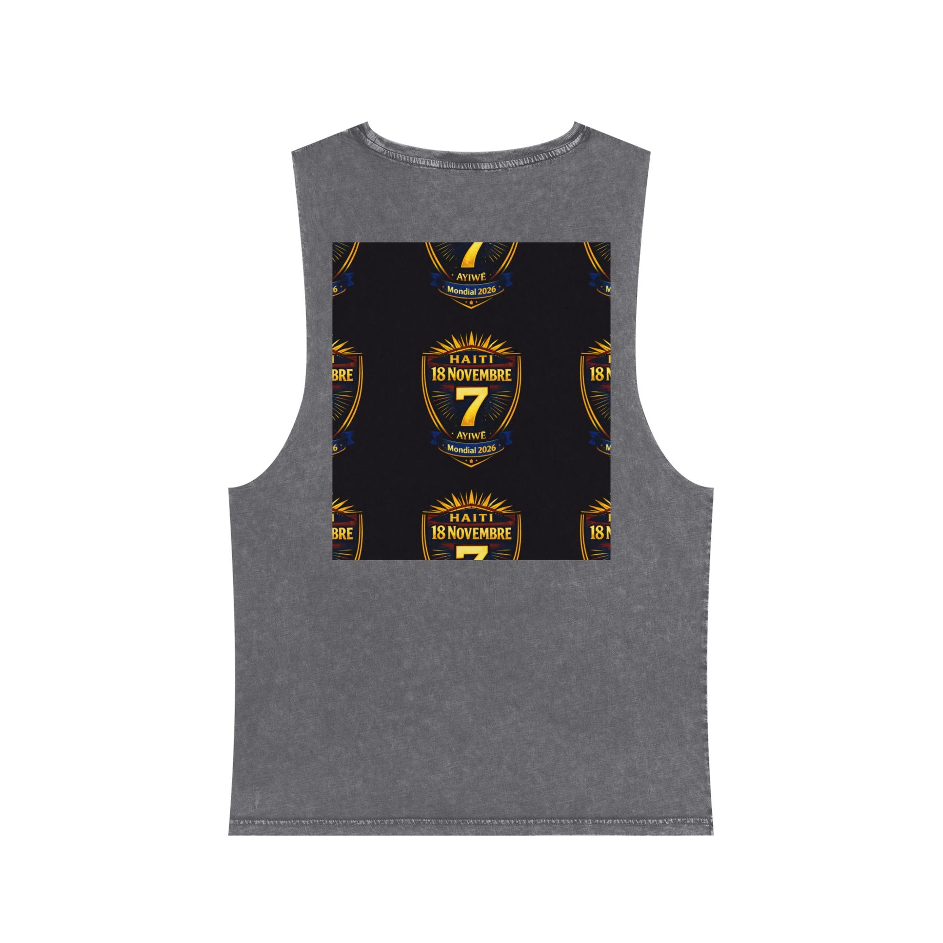 Ht - 07 world cup 2026 Unisex Stonewash Tank Top by AyiWe F&S - AyiWé Fashion & Style