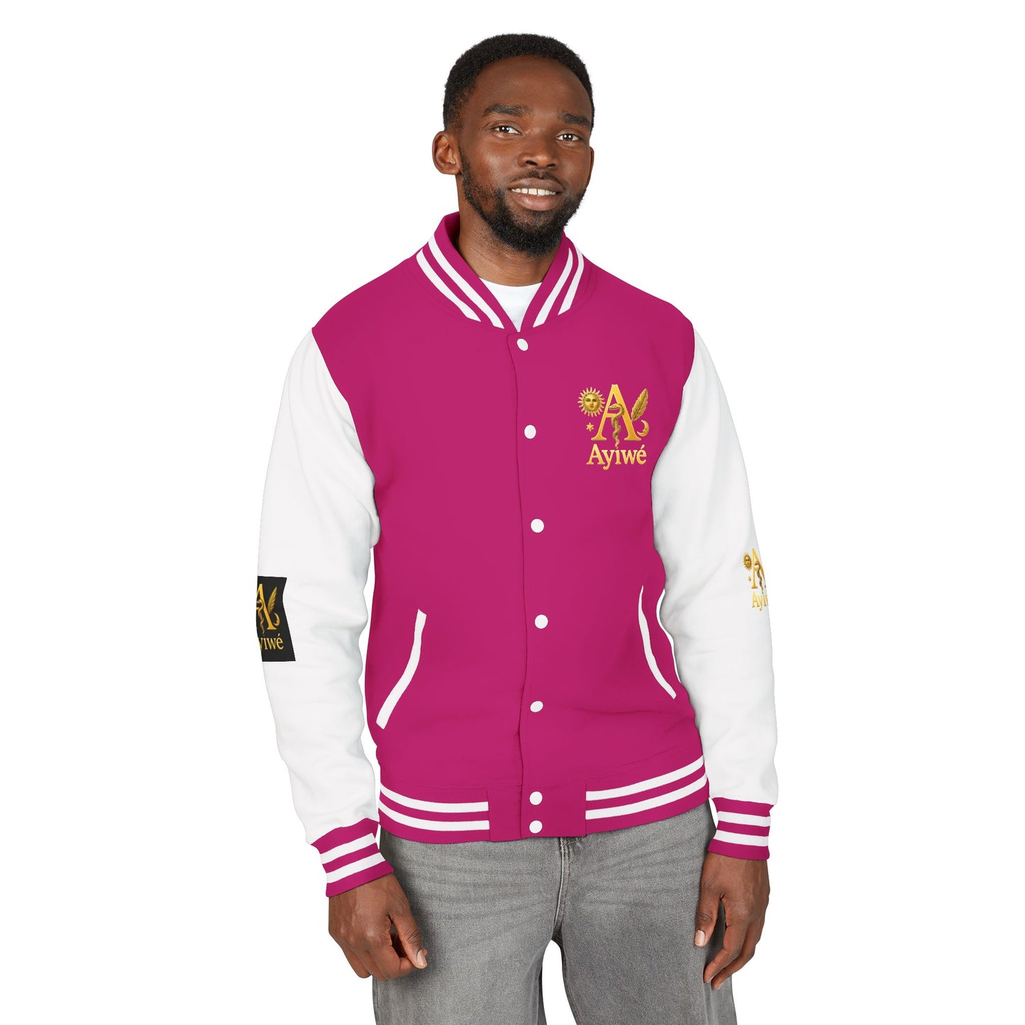 1 - A High DegreAyiWé Unisex Heavyweight Letterman Jacket - AyiWé Fashion & Style