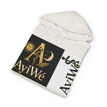 Daywood03-Ayi Unisex Heavyweight Hooded Sweatshirt. Powered by AyiWe F&S