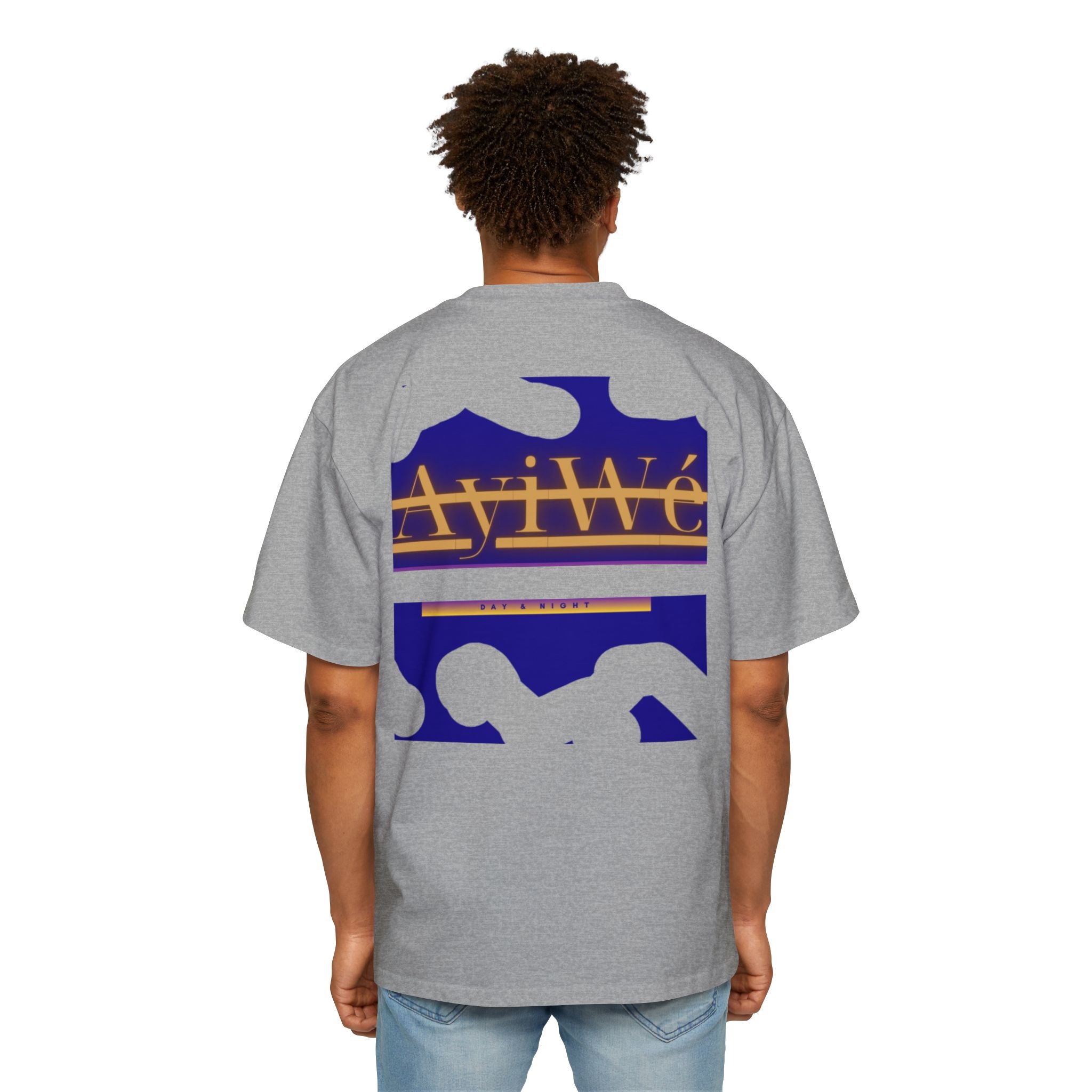 AyiWe06 Men's Heavy Oversized Tee