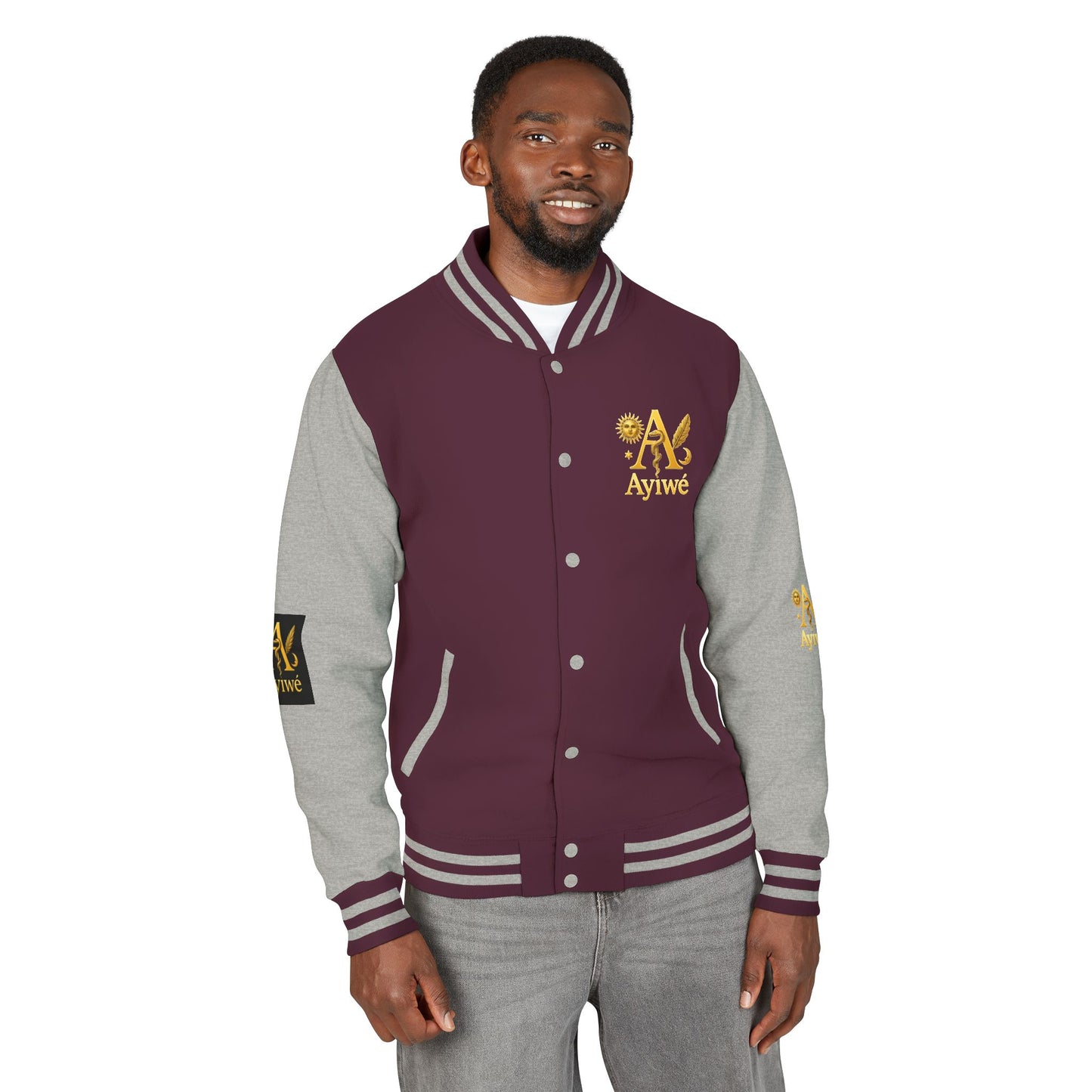 1 - A High DegreAyiWé Unisex Heavyweight Letterman Jacket - AyiWé Fashion & Style