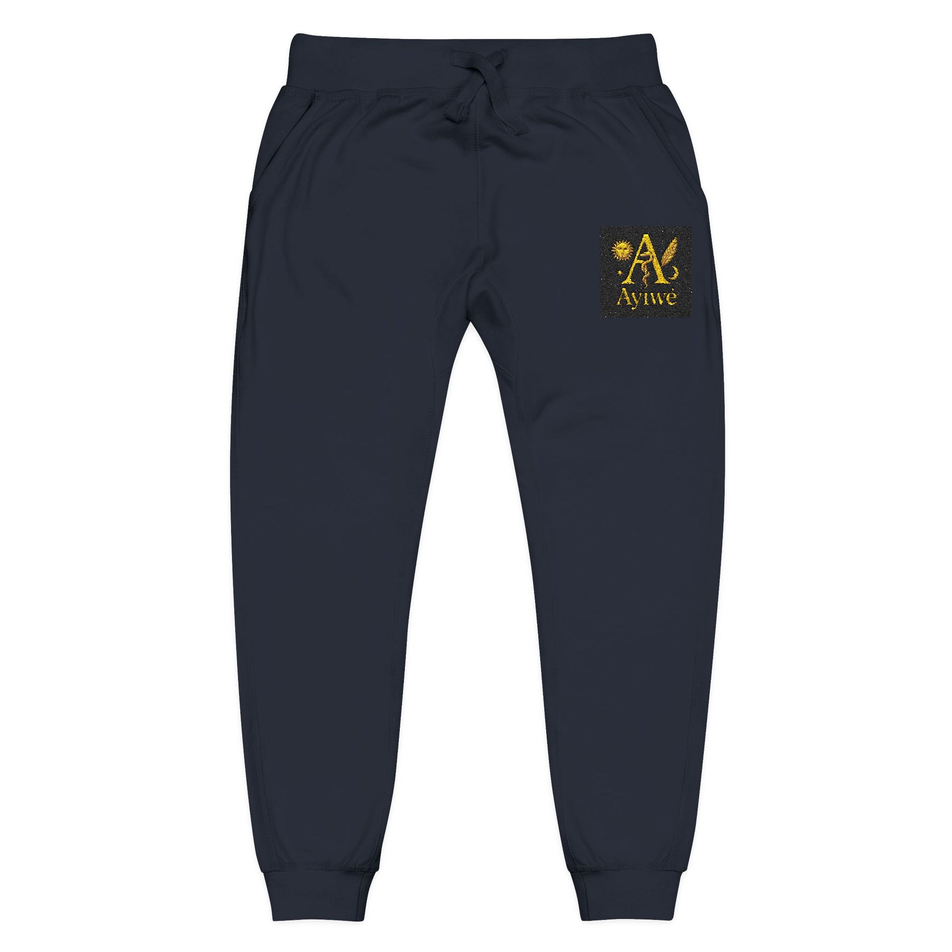 B - One AyiWé Unisex Fleece Sweatpants (Embroidery) - AyiWé Fashion & Style