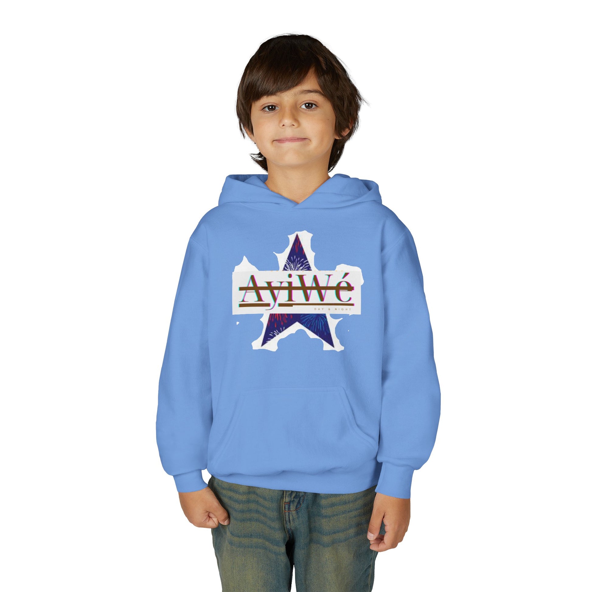 AyiWé Young - 1 Youth Heavy Blend Hooded Sweatshirt - AyiWé Fashion & Style