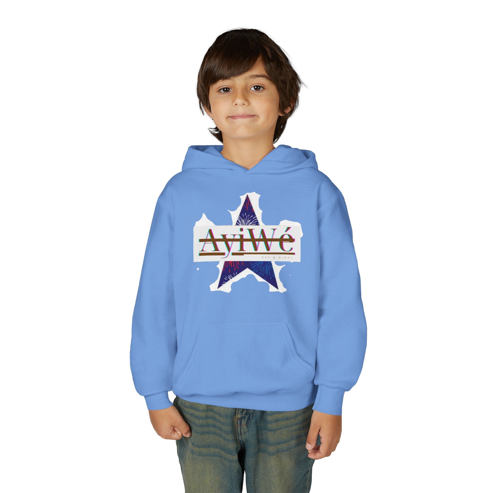 AyiWé Young-1 Youth Heavy Blend Hooded Sweatshirt