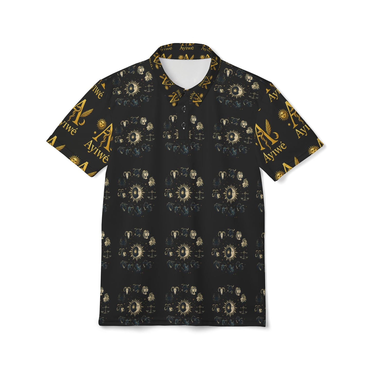 New Spring02 Unisex Polo Shirt (AOP) Powered by AyiWe F&S