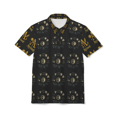 New Spring02 Unisex Polo Shirt (AOP) Powered by AyiWe F&S
