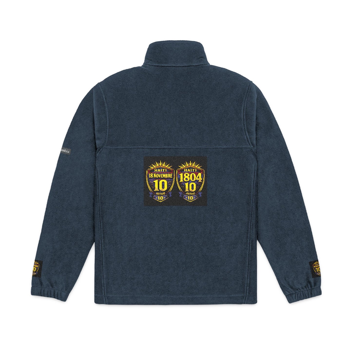 Ht - 2026 Mondial/18Nov Unisex Columbia Fleece Jacket (Embroidery) by AyiWe F&S - AyiWé Fashion & Style