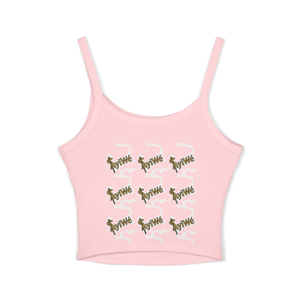 1-EztraLatina AyiWé Women's Spaghetti Strap Tank Top