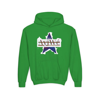 AyiWé Young - 1 Youth Heavy Blend Hooded Sweatshirt - AyiWé Fashion & Style