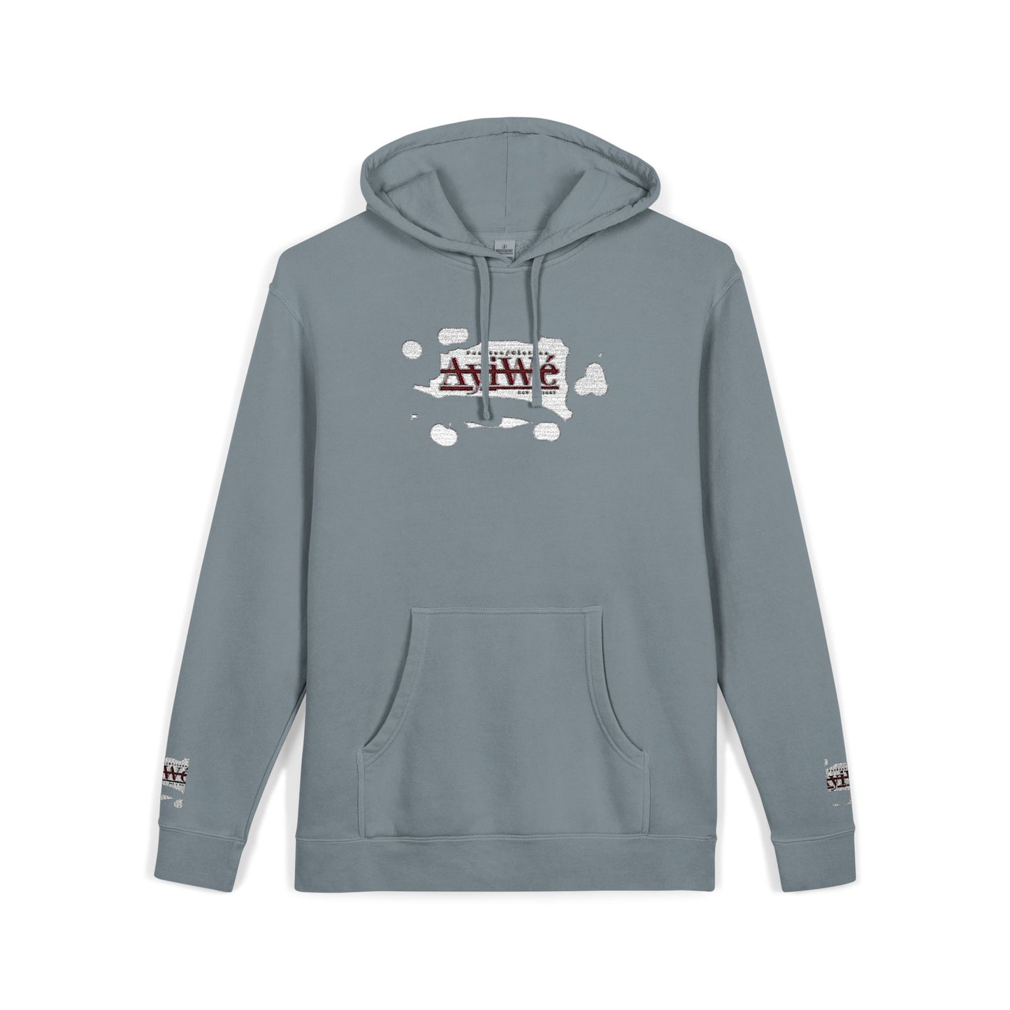 AyiWe A1 Unisex Pigment - Dyed Hoodie (Embroidery) - AyiWé Fashion & Style