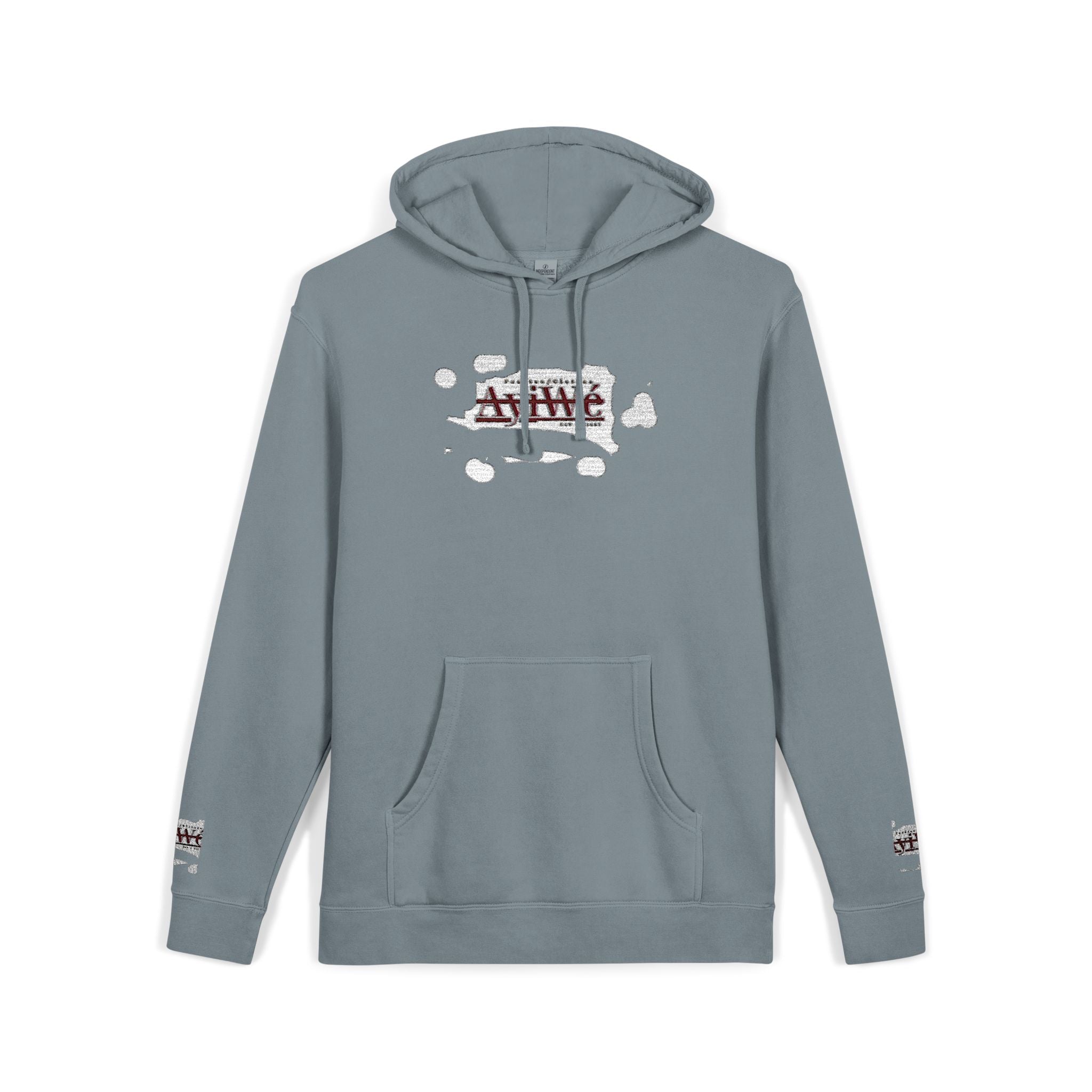 AyiWe A1 Unisex Pigment-Dyed Hoodie (Embroidery)