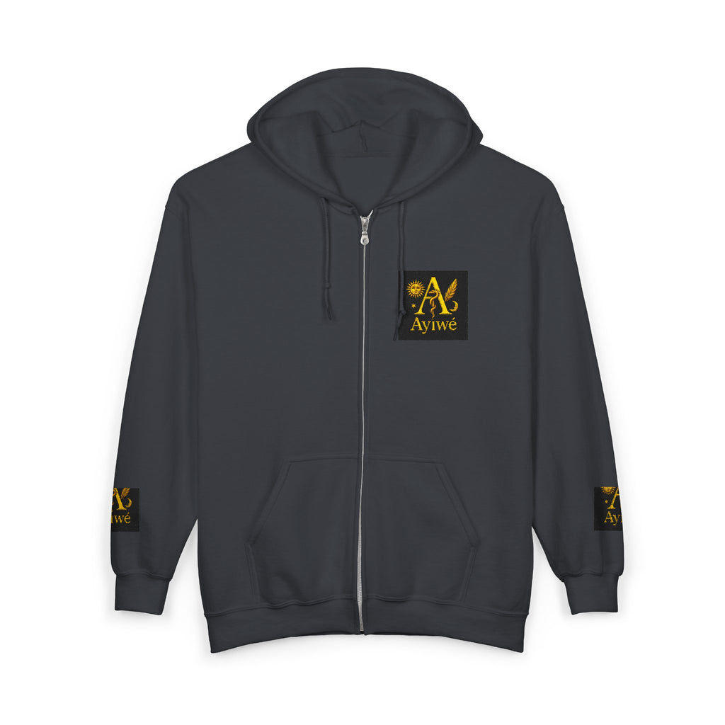 AyiWé-Pure1 Unisex Heavy Blend™ Full Zip Hooded Sweatshirt